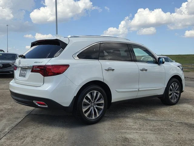 Used 2015 White Acura Tech Pkg image 4