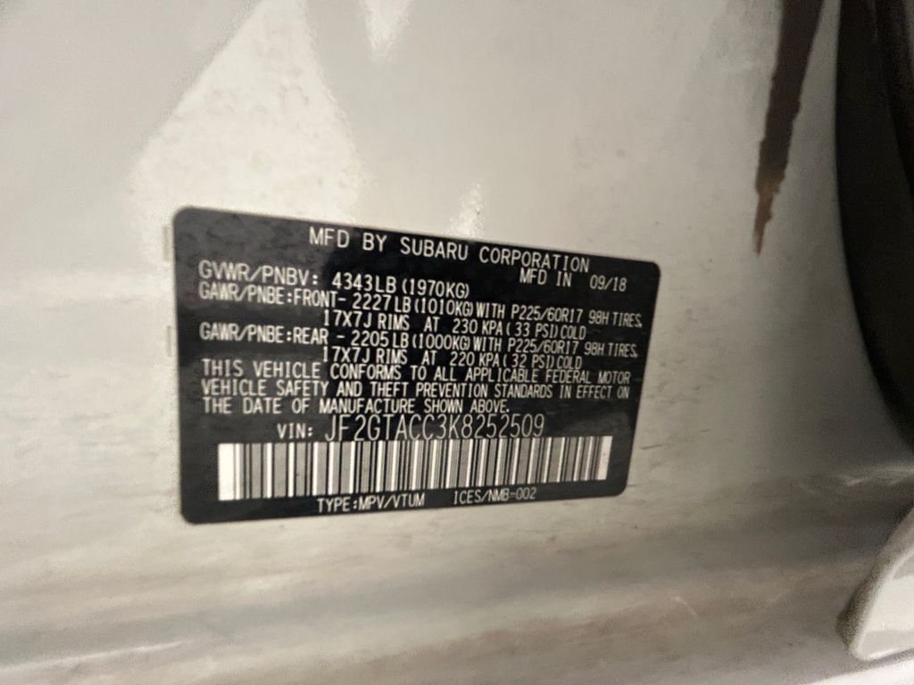 Used 2019 White Subaru 2.0i Premium image 20