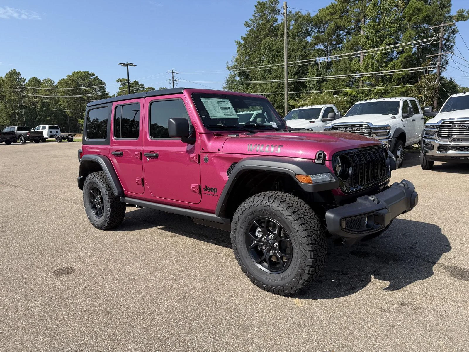New 2026 Tuscadero Pearl-Coat Exterior Paint Jeep Willys image 3