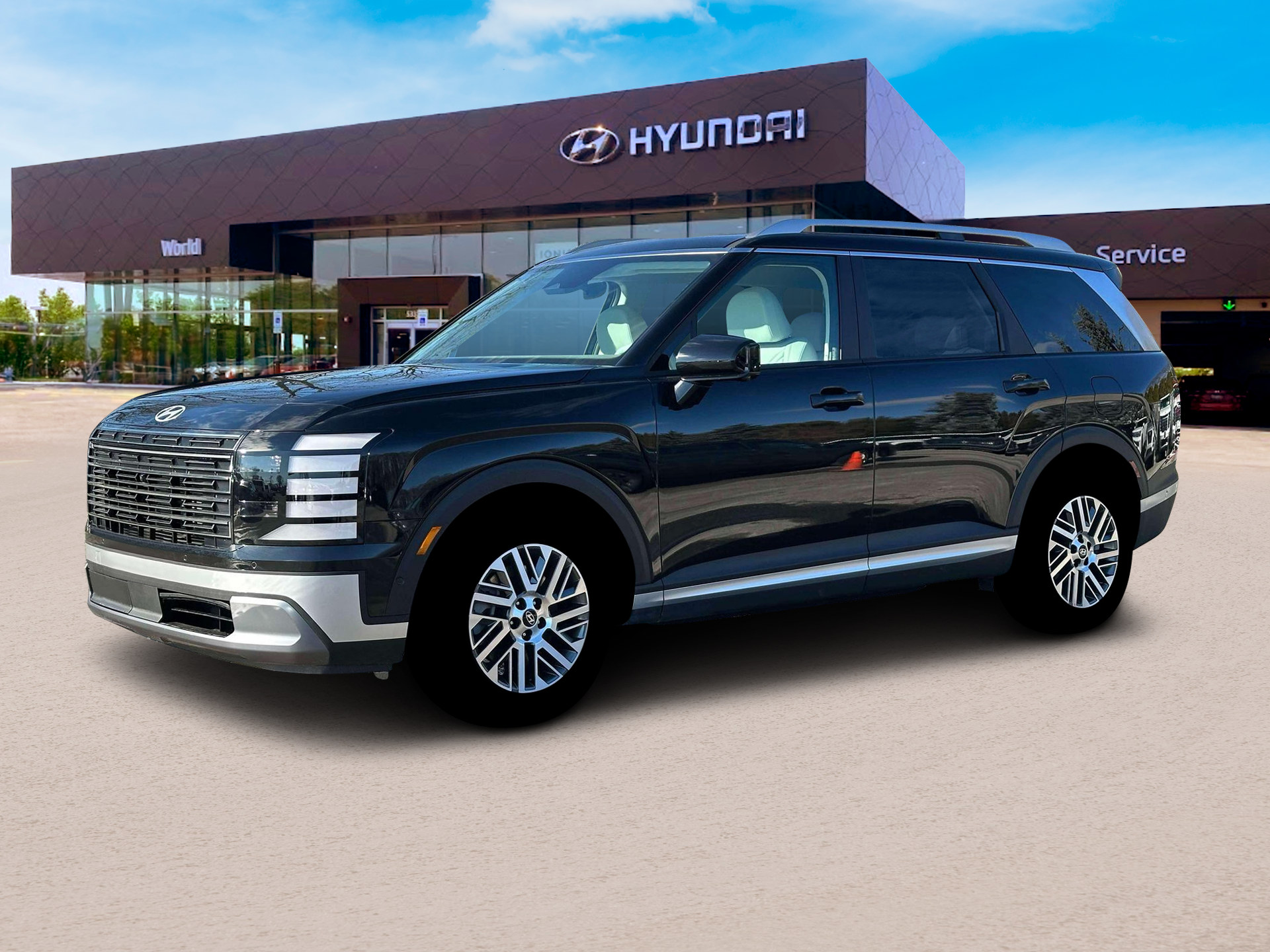 New 2026 Abyss Black Pearl Hyundai SEL Premium AWD image 2