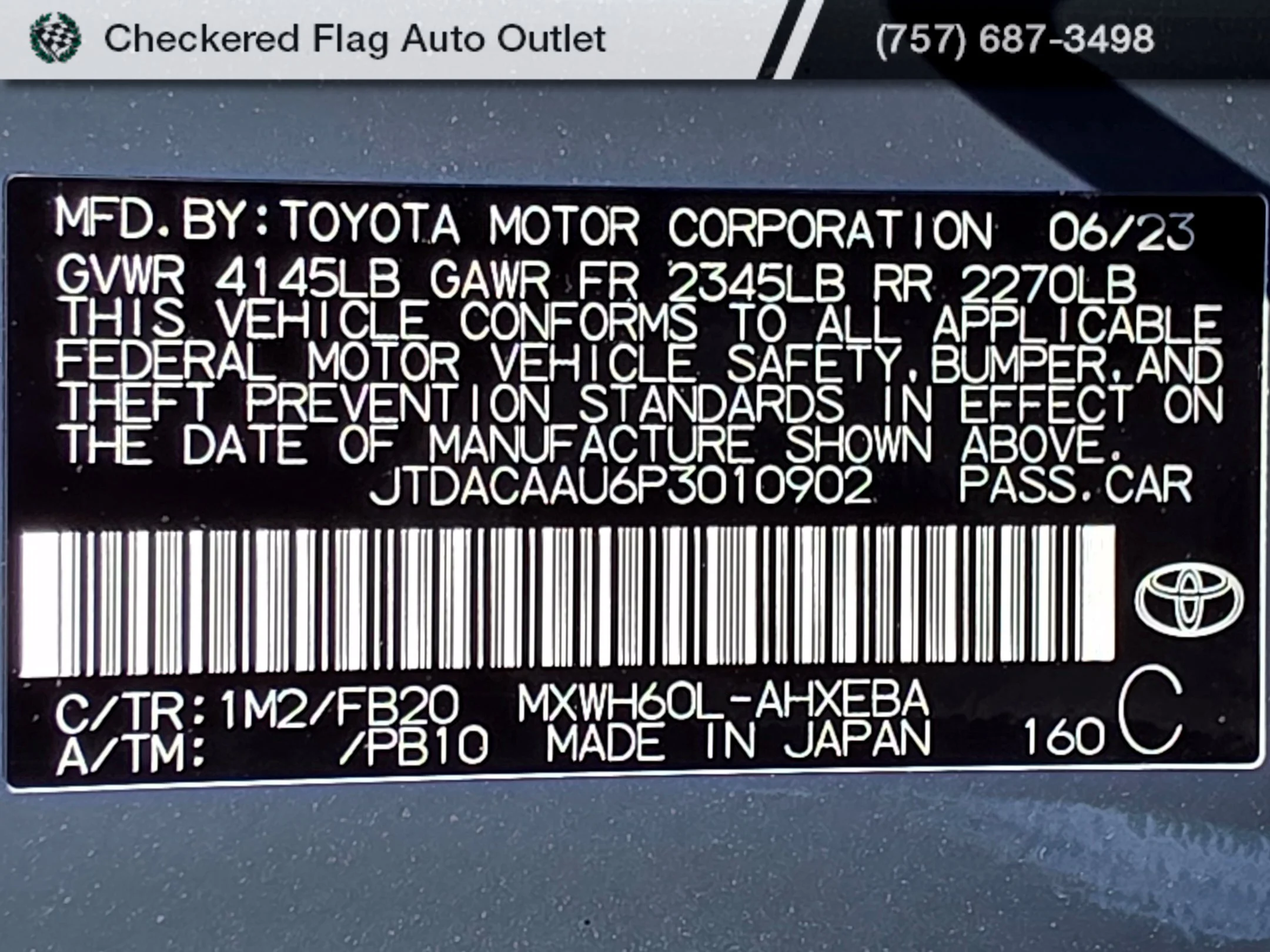 Used 2023 Guardian Gray Toyota LE image 28