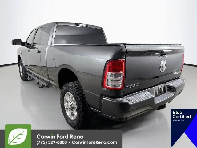 Used 2022 Granite Crystal Clearcoat Metallic Ram Big Horn image 6