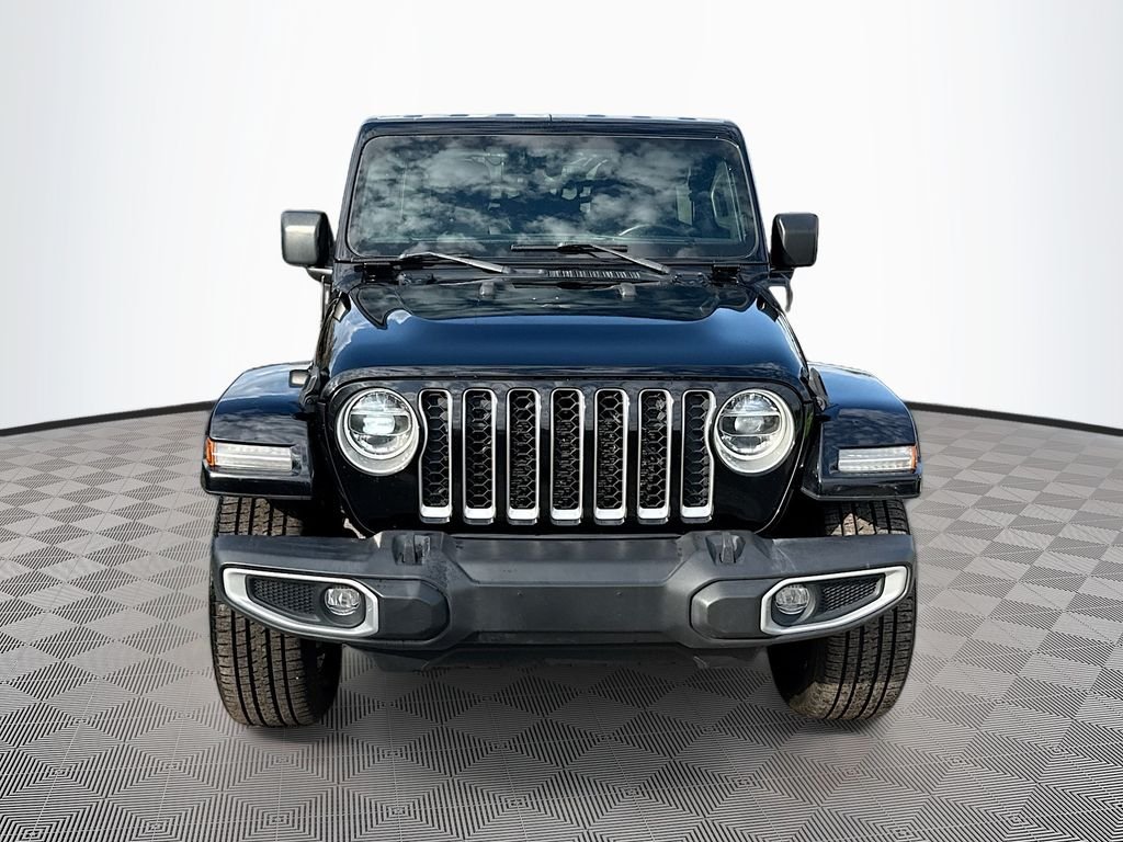 Used 2021 Jeep Wrangler Unlimited Sahara 4XE with VIN 1C4JJXP68MW745361 for sale in West Park, FL