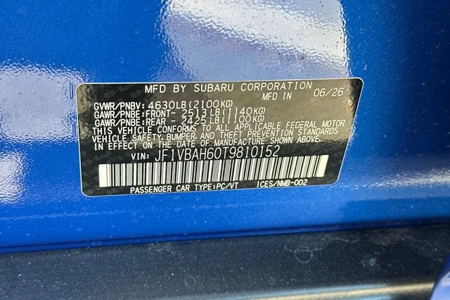 New 2026 WR BLUE PEARL Subaru Premium image 23