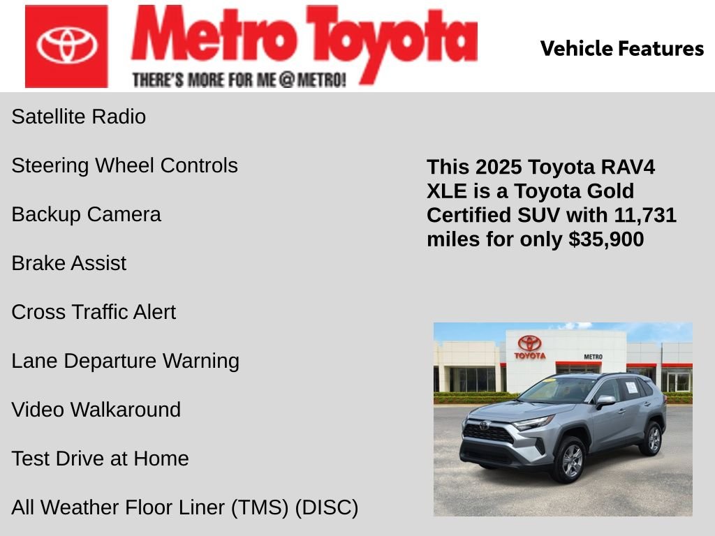 Certified Used 2025 Silver Toyota XLE image 16
