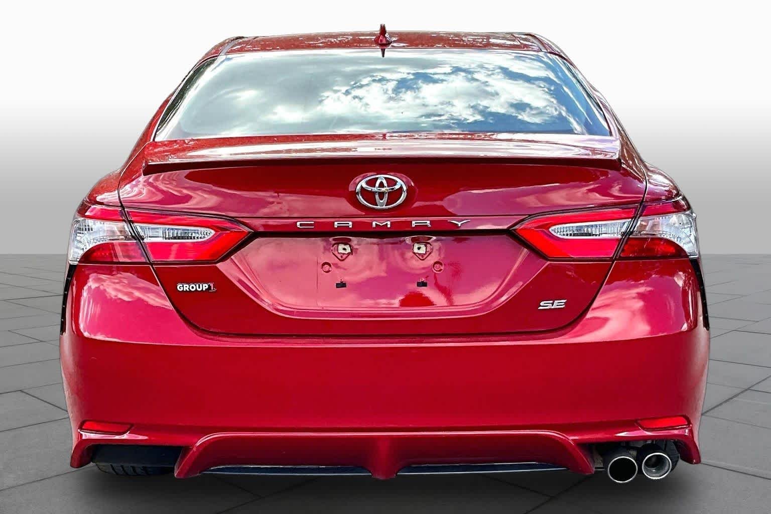 Certified Used 2019 Super Sonic Red Toyota SE image 5