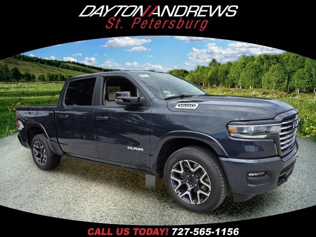 New 2026 Forged Blue Metallic Exterior Paint RAM Laramie image 1
