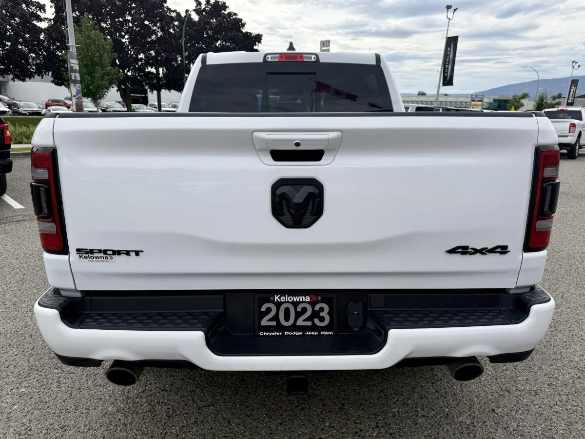 Used 2023 White RAM Sport 4x4 Crew Cab 5