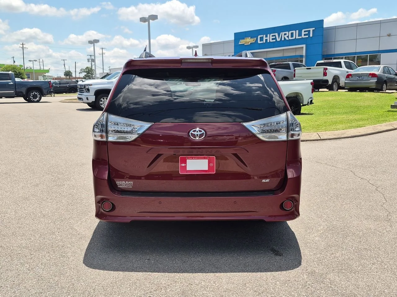 Used 2019 Red Toyota SE image 7