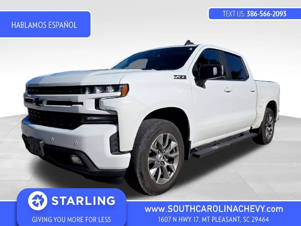Used 2021 White Chevrolet RST image 1