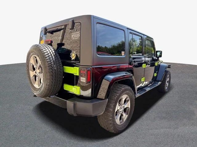 Used 2017 Black Jeep Unlimited Sahara image 3