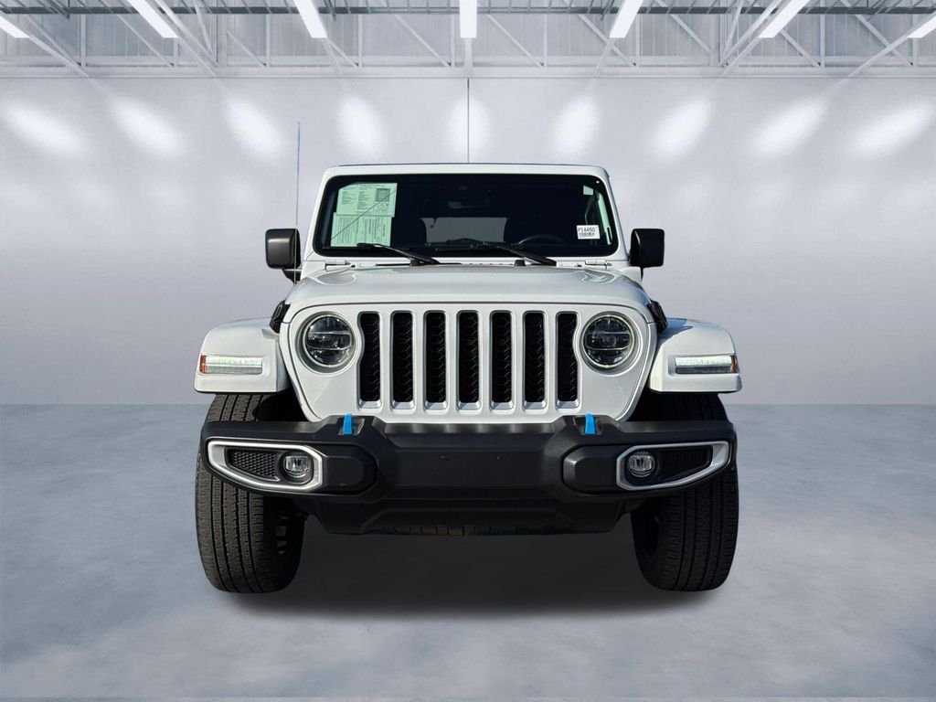 Certified Used 2022 White Jeep Unlimited Sahara 4xe image 2