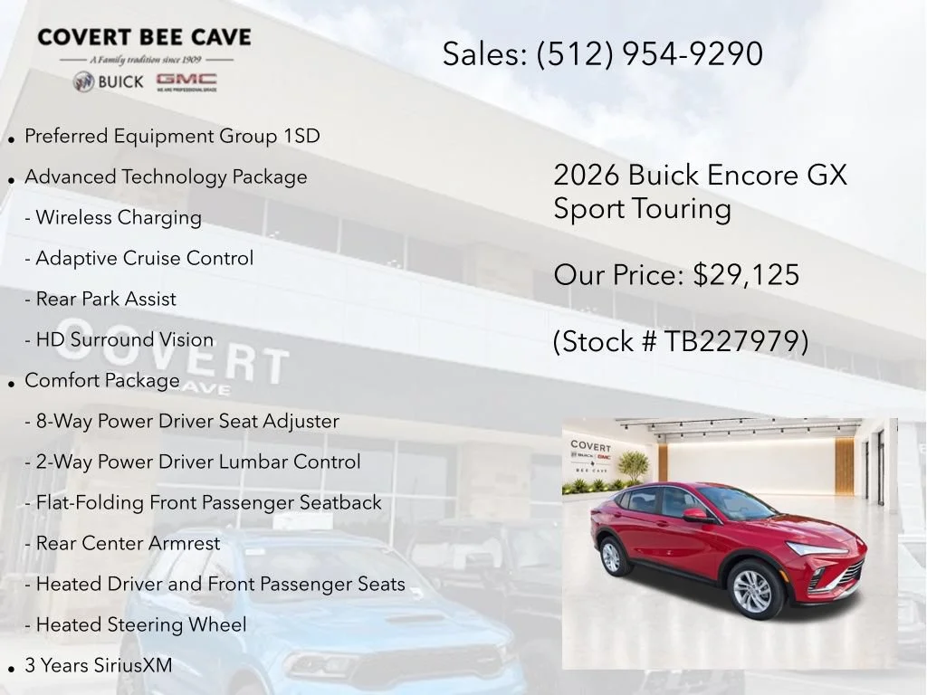 New 2026 Buick Encore GX Sport Touring, photo 7