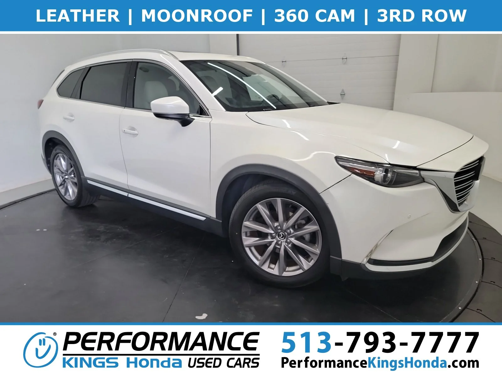 Used 2020 Snowflake White Pearl Mica Mazda Grand Touring image 1