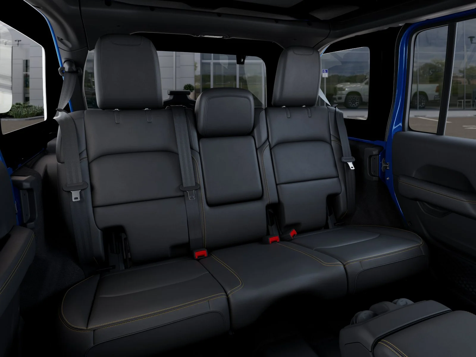 New 2026 Hydro Blue Pearl-Coat Exterior Paint Jeep Sahara image 42