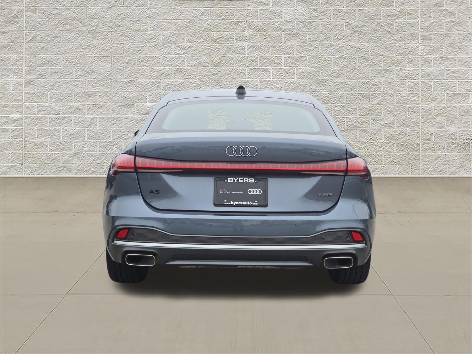 Used 2025 Horizon Blue Metallic Audi Premium image 6