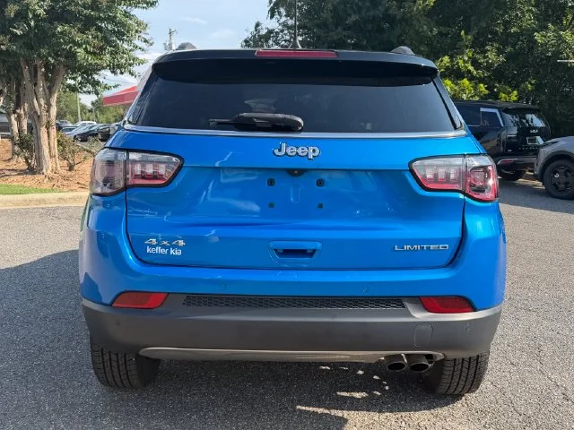 Used 2022 Laser Blue Jeep Limited image 4