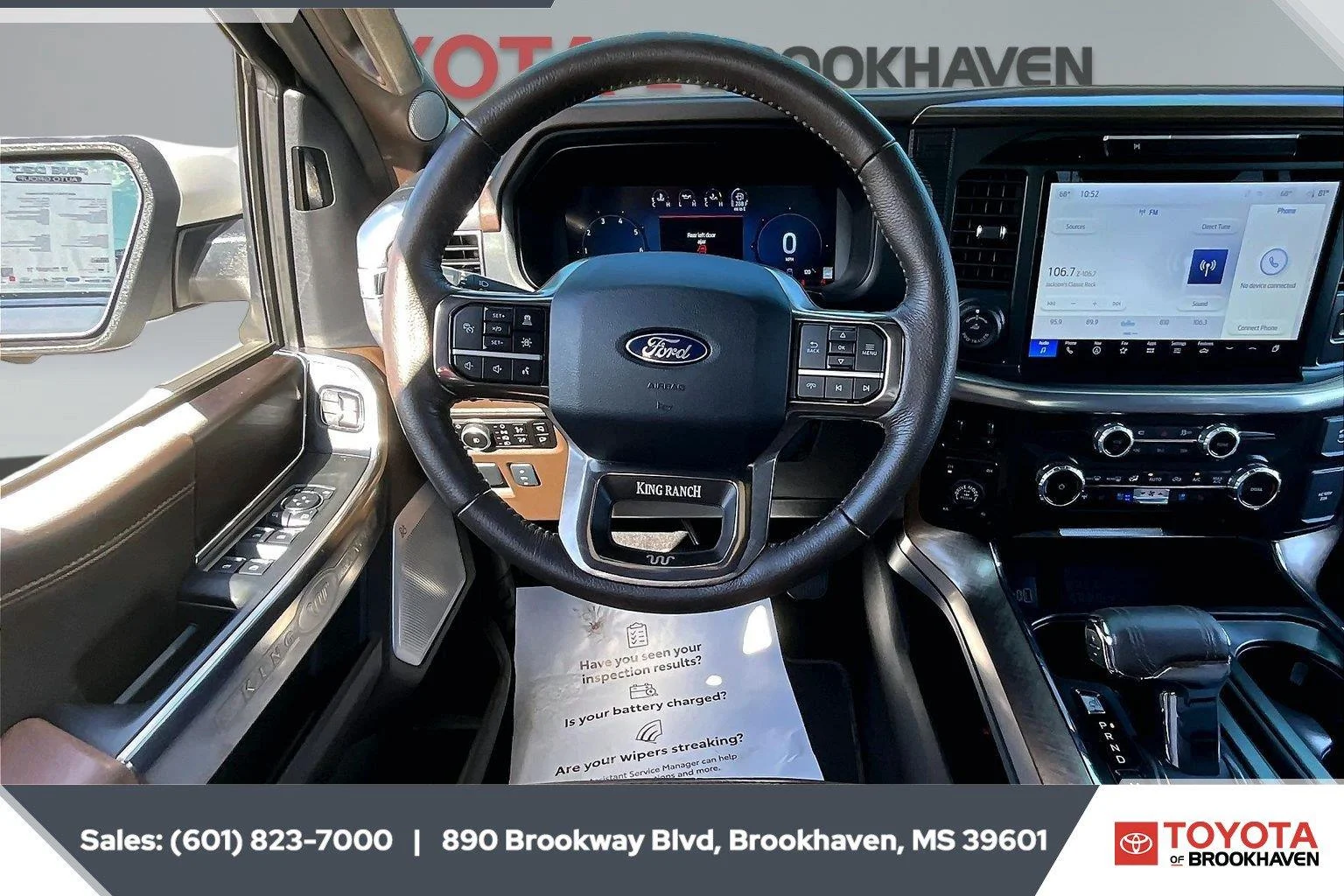 Used 2025 Star White Metallic Tri-Coat/Marsh Gray Ford King Ranch image 5