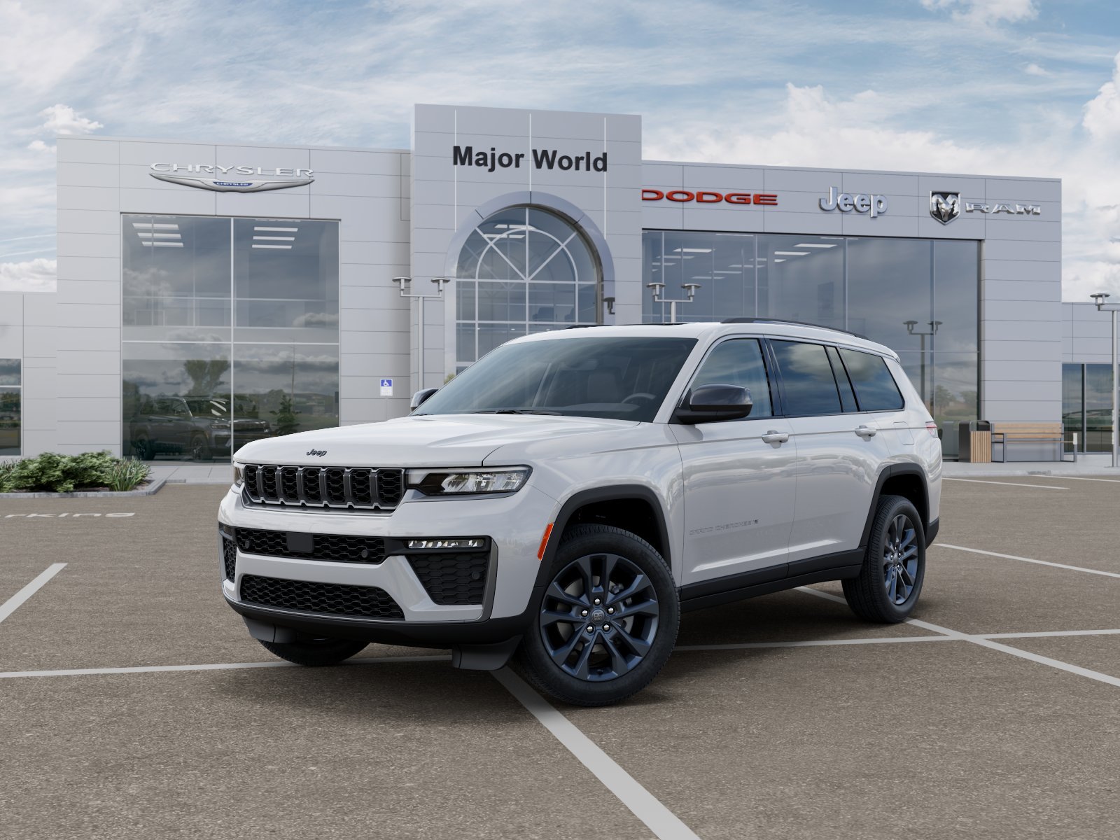 New 2026 Bright White Clearcoat Jeep  image 1