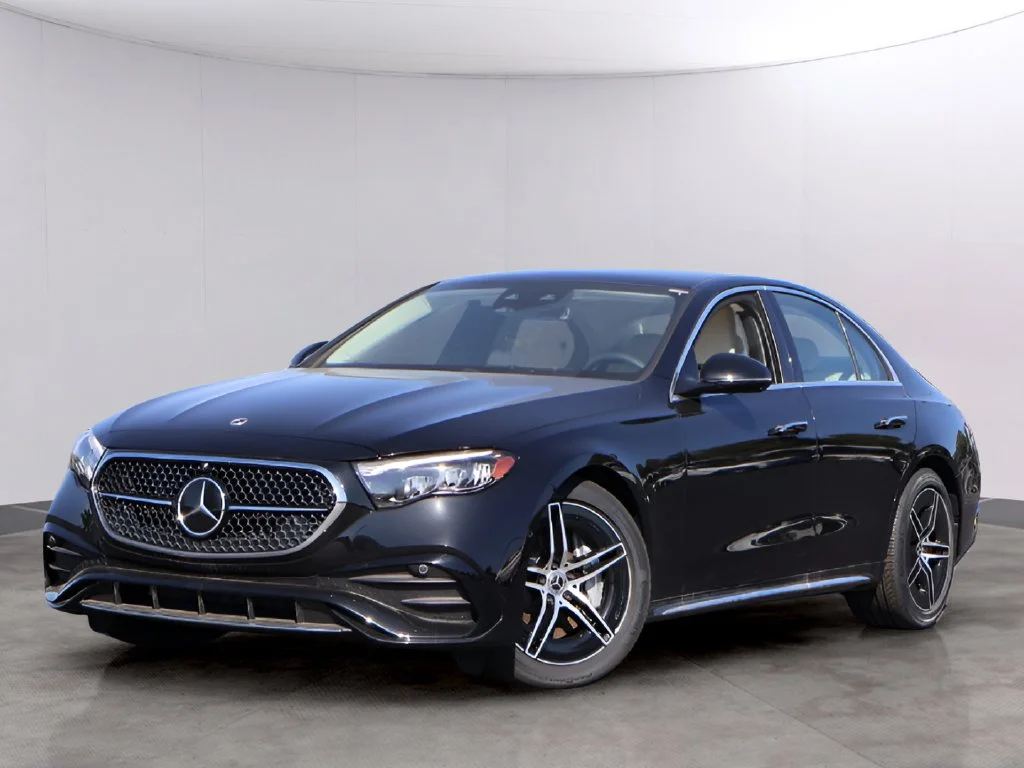 New 2026 Obsidian Black Metallic Mercedes-Benz E 450 image 1
