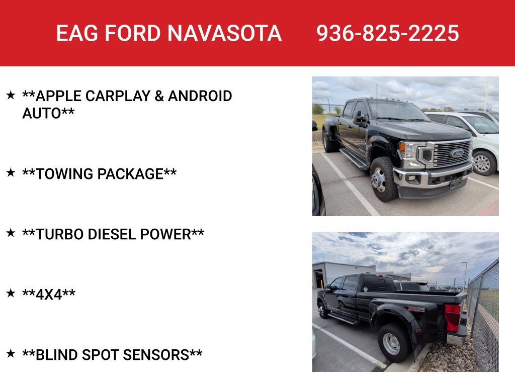 Used 2022 Agate Black Metallic Ford Lariat image 8