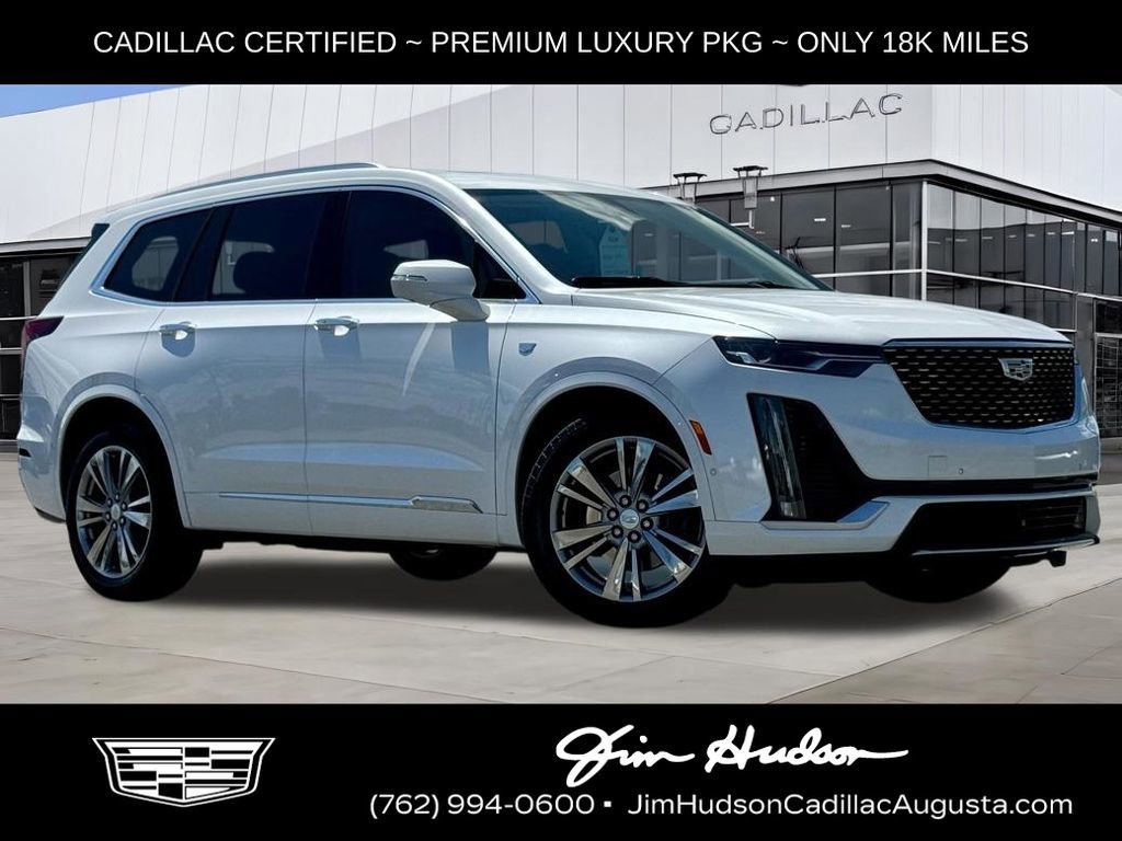 Certified Used 2024 Crystal White Tricoat Cadillac Premium Luxury image 1