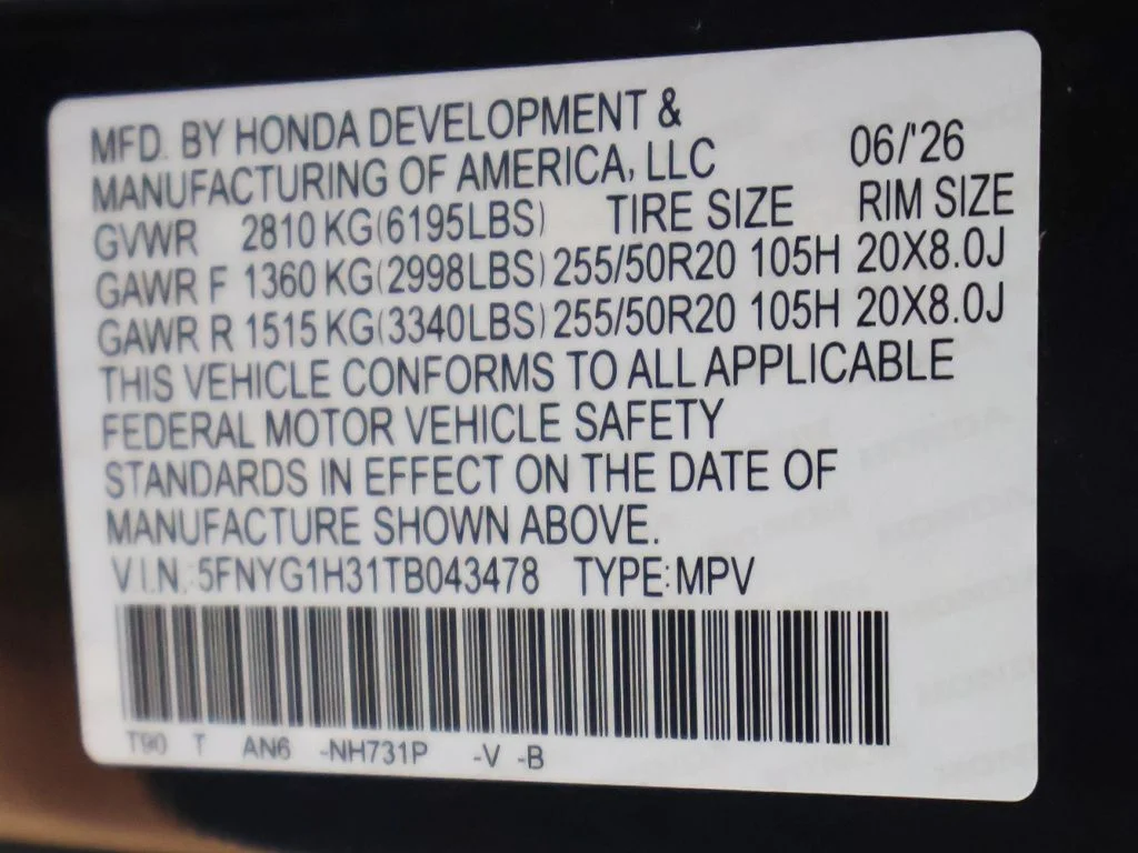 New 2026 Crystal Black Pearl Honda Sport image 25
