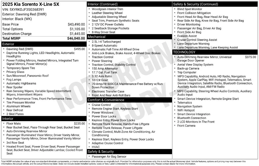 2025 Kia Sorento X-Line SX - Photo 4