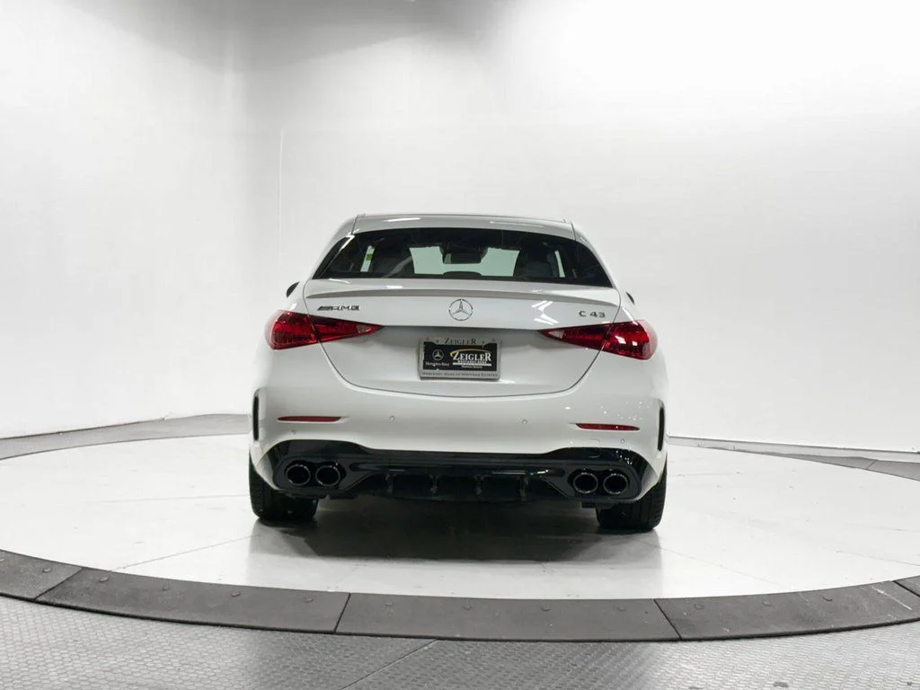 Used 2024 MANUFAKTUR Moonlight White Metallic Mercedes-Benz C 43 AMG® image 31