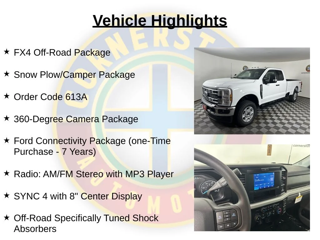 New 2026 Oxford White Ford F-350® XLT image 2