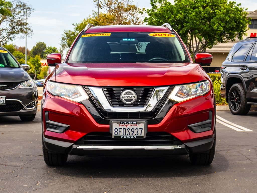 Used 2018 Nissan Rogue SV with VIN 5N1AT2MT1JC823219 for sale in Poway, CA