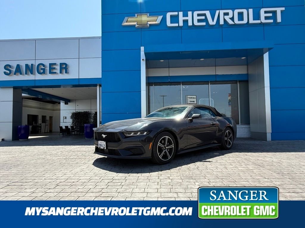 Gray 2024 Ford Mustang Convertible Rear-Wheel Drive