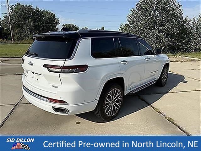 Certified Used 2022 Bright White Clearcoat Jeep Summit Reserve image 8