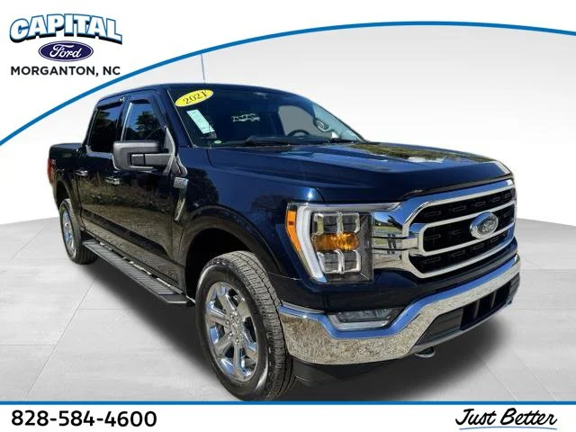 Used 2021 Blue Ford XLT image 1