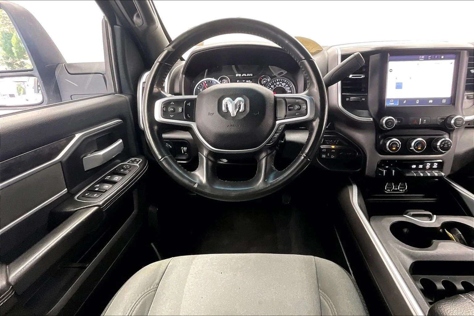 Used 2024 Bright White Clearcoat Ram Big Horn image 4
