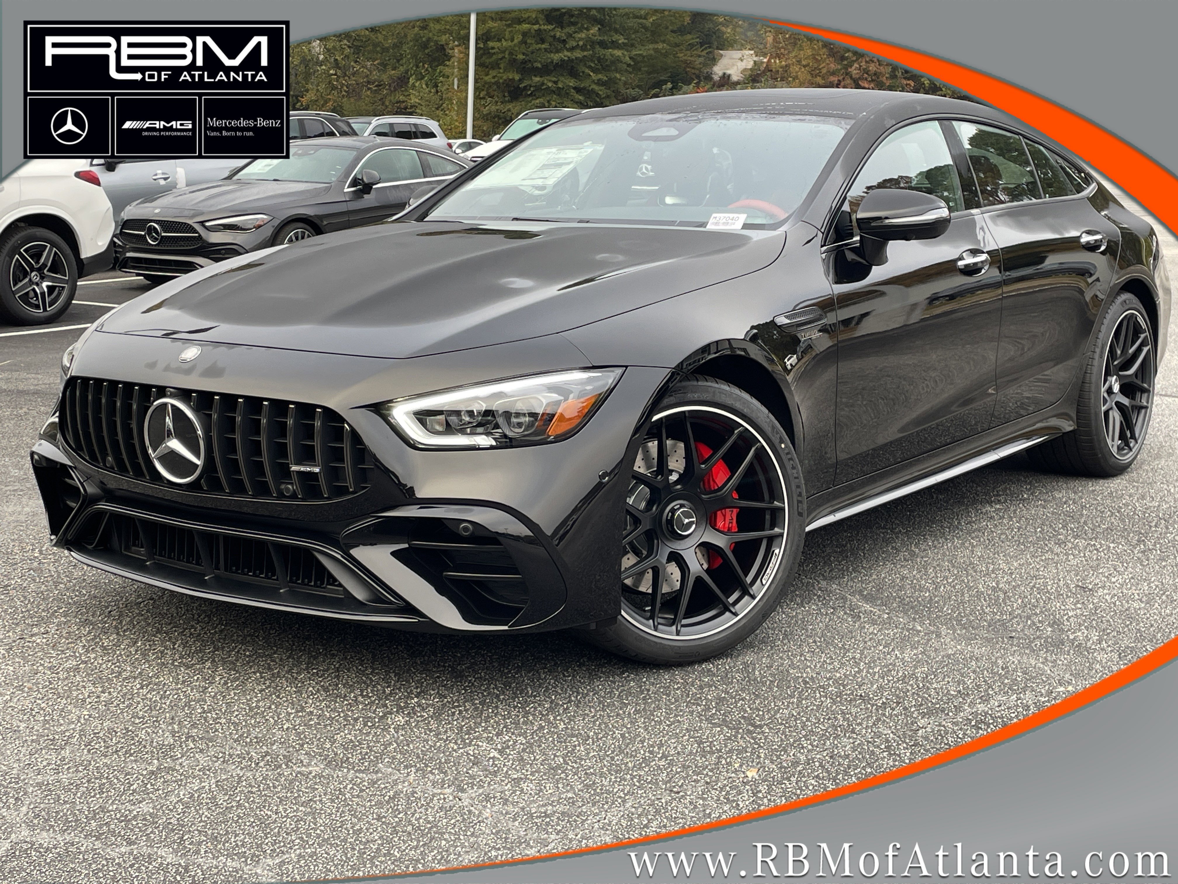 New 2026 Obsidian Black Metallic Mercedes-Benz AMG® GT 53 4-Door Coupe image 1