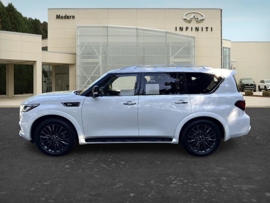 Used 2021 Moonstone White INFINITI PREMIUM SELECT image 10