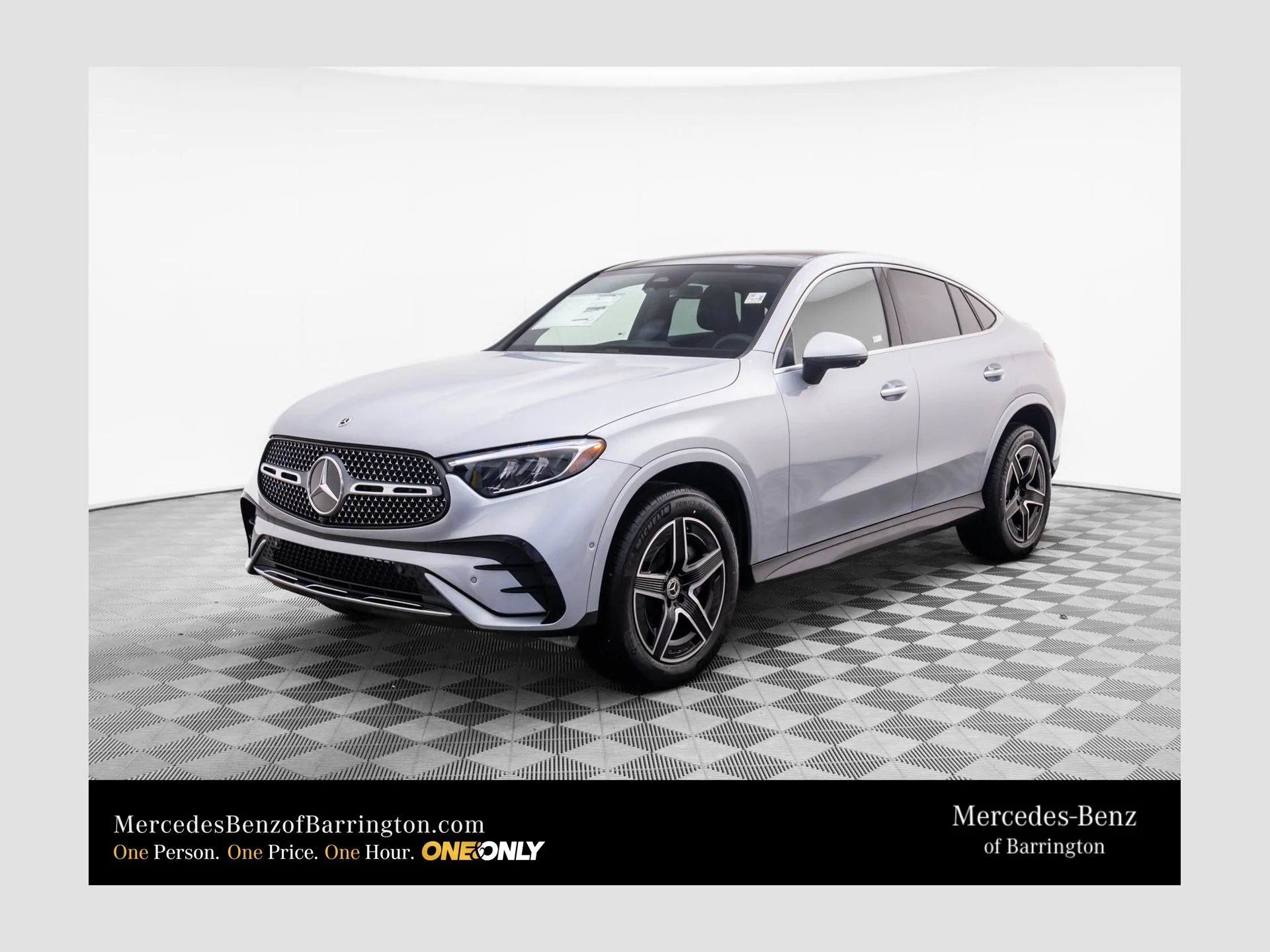 New 2026 Silver Mercedes-Benz GLC 300 Coupe image 1