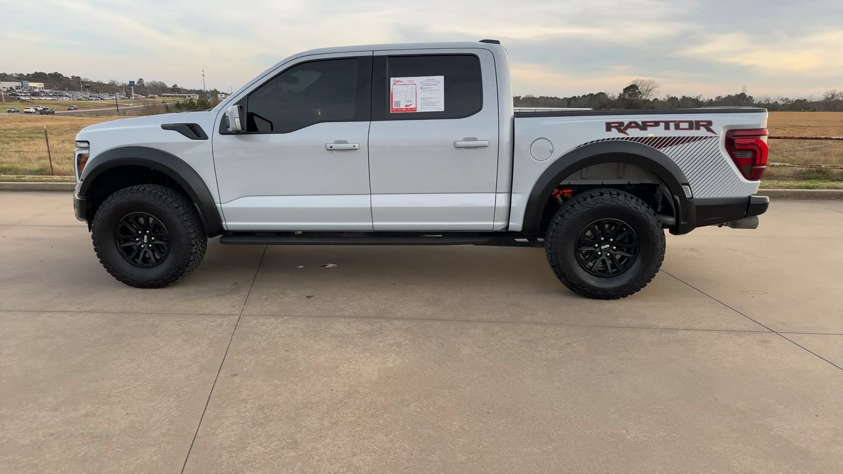 Used 2025 White Metallic Ford Raptor image 6