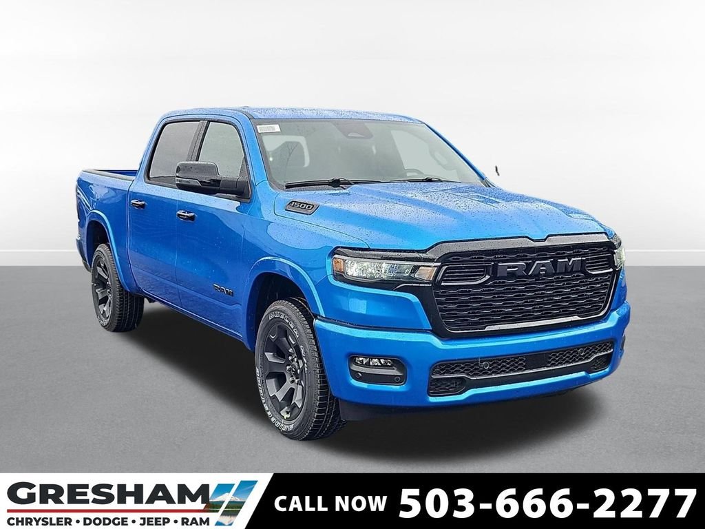 New 2026 Hydro Blue Pearl-Coat Exterior Paint RAM Big Horn/Lone Star image 1