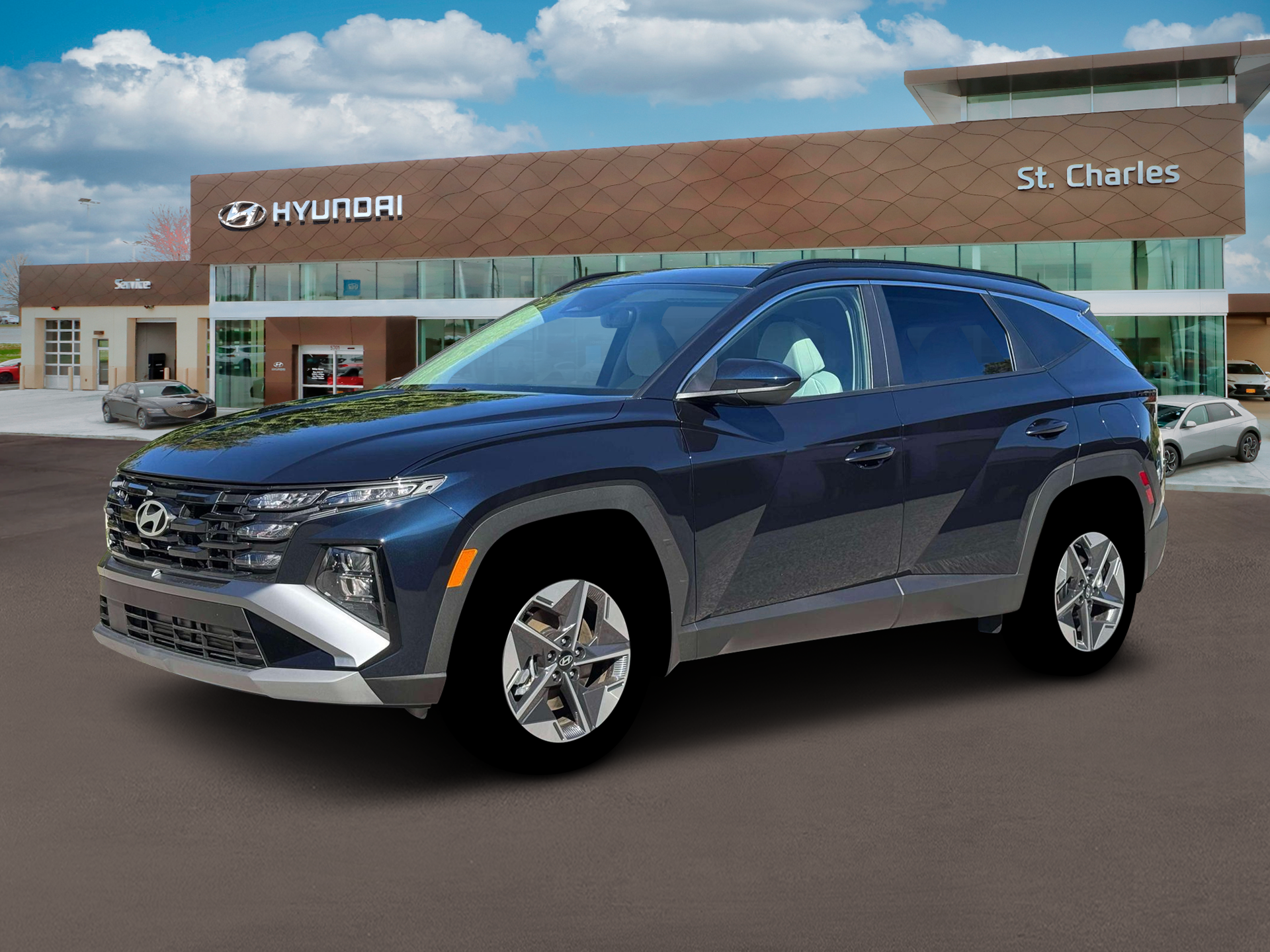 New 2026 Blue Hyundai SEL AWD image 2