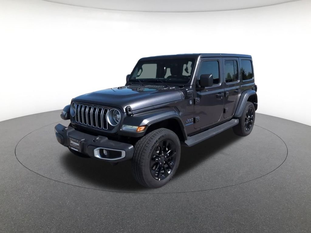 Used 2025 Gray Jeep Sahara 4xe image 1