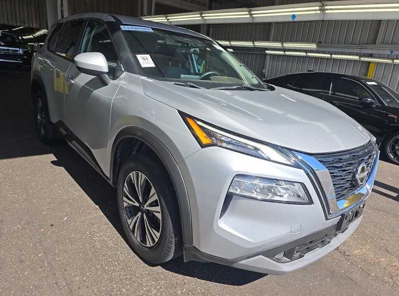 Certified Used 2023 Silver Nissan SV image 1