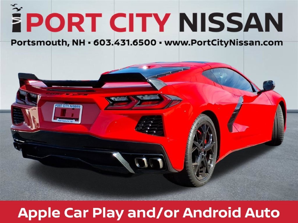 Used 2020 Torch Red Chevrolet Stingray 3lt w/z51, front end lift, carbon fiber roof & more! image 4