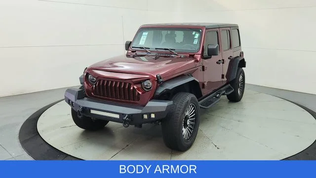 Used 2022 Red Jeep Unlimited Sport S image 3