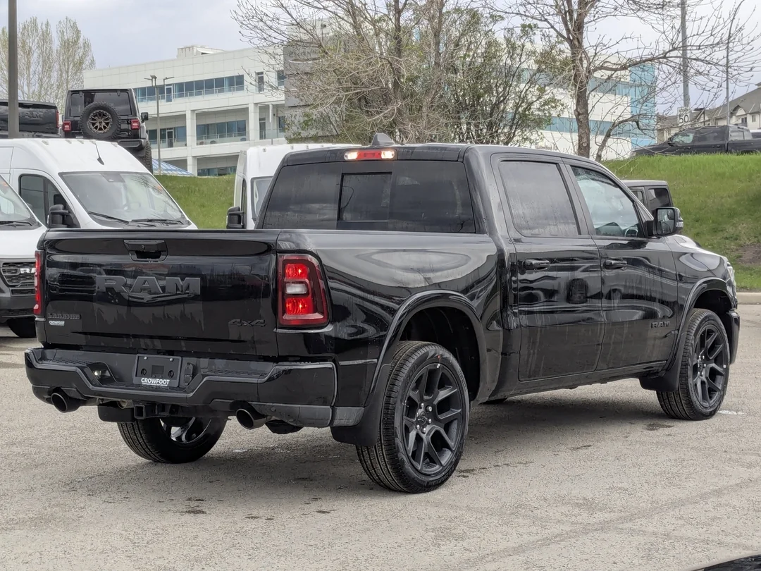 New 2026 Black RAM Laramie - - Twin Turbo - 22 Black Wheels - 14.4 Screen - Harman/Kardon - Pano Sunroof & More! image 8