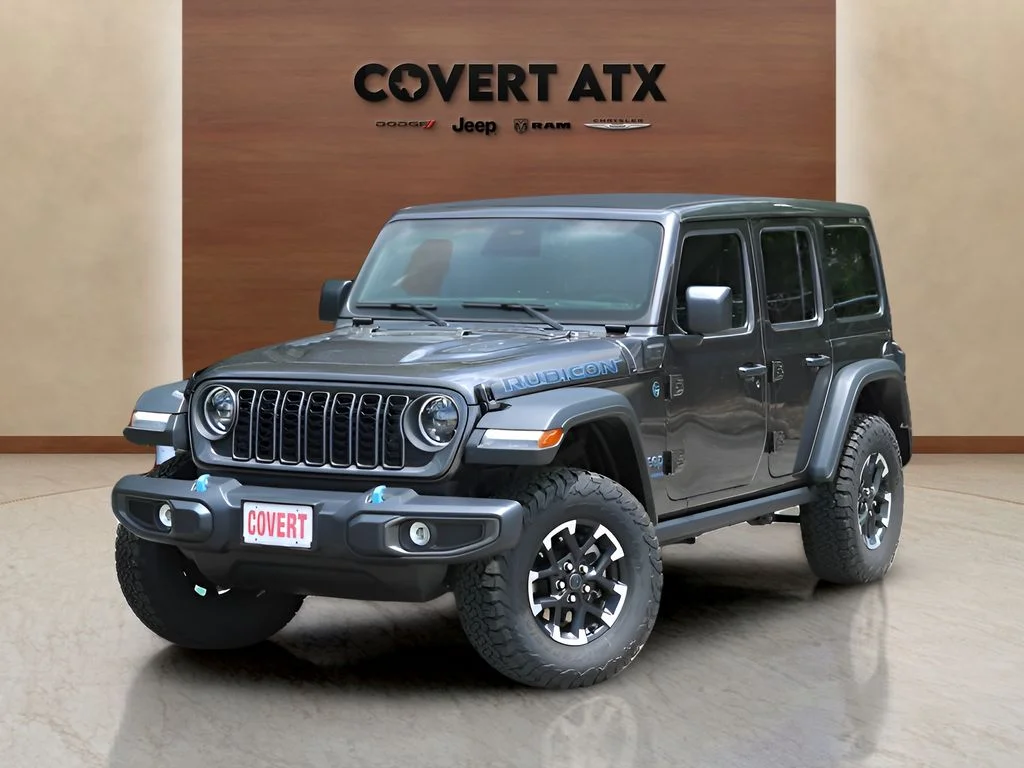 Used 2025 Gray Jeep Rubicon 4xe image 1