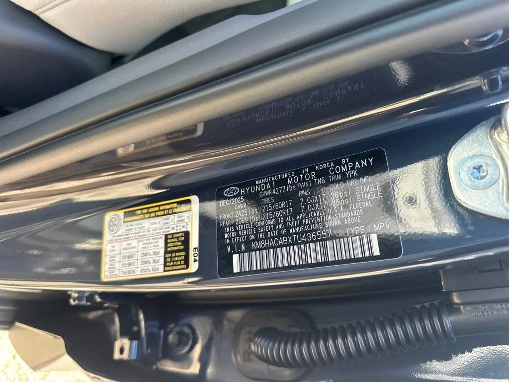 Certified Used 2026 Denim Blue Pearl Hyundai SE image 31