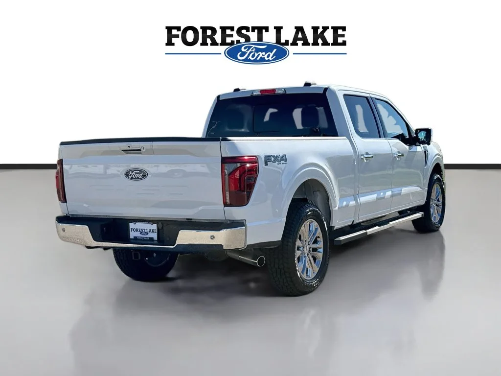 Certified Used 2024 White Metallic Ford Lariat image 7