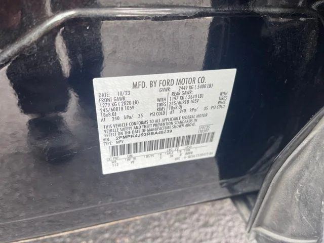 Used 2024 Black Ford SEL image 32